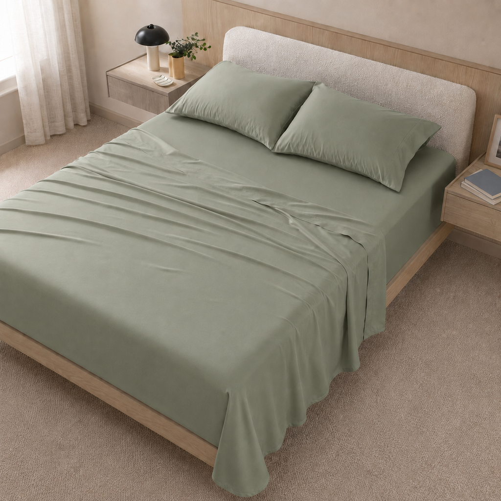 Cooling Bamboo Lyocell Sheet Set - Sage Green