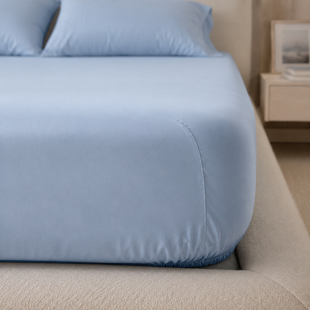 Cooling Bamboo Lyocell Sheet Set - Light Blue