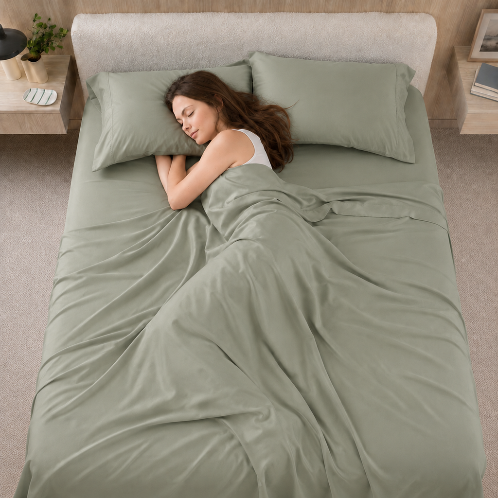 Cooling Bamboo Lyocell Sheet Set - Sage Green