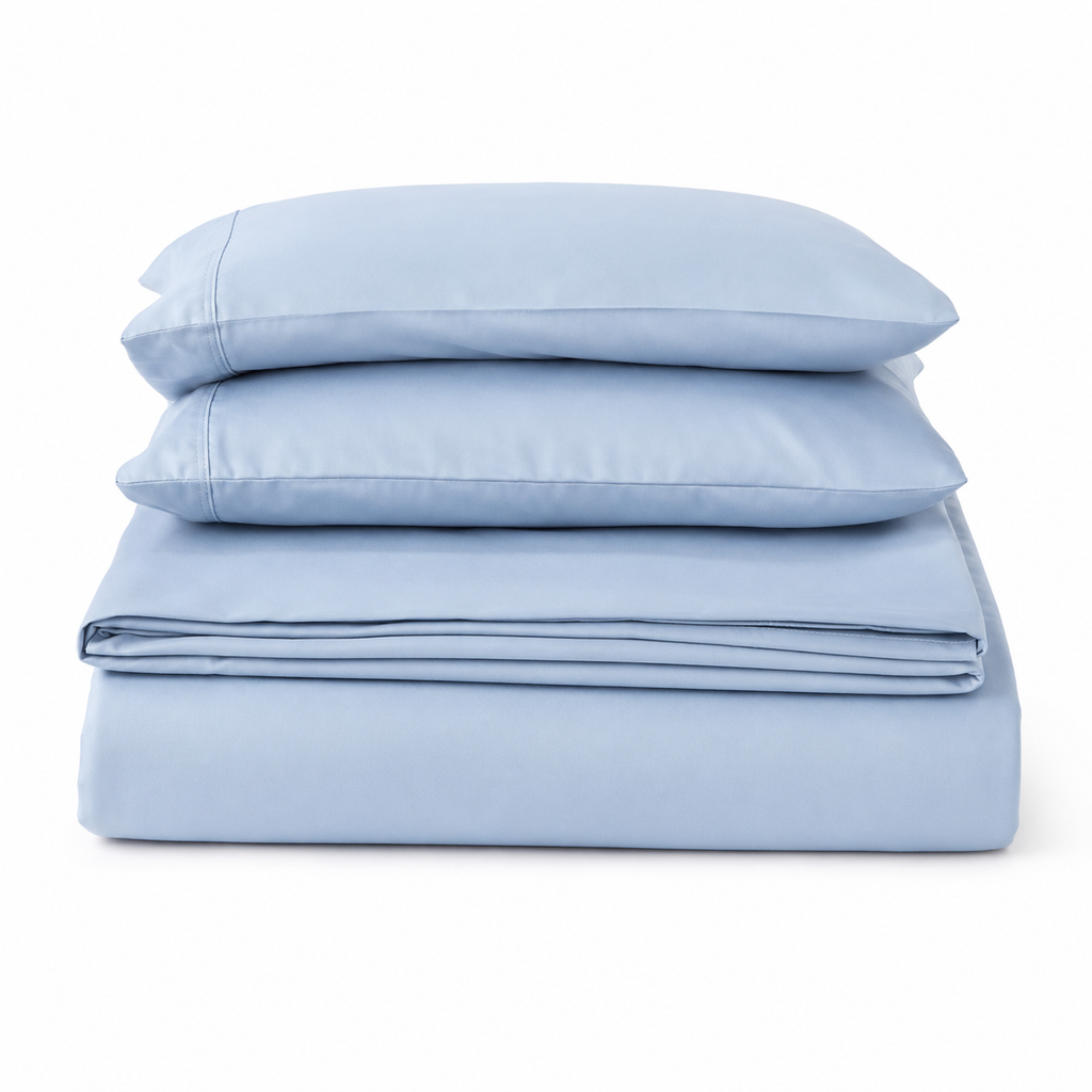 Cooling Bamboo Lyocell Sheet Set - Light Blue