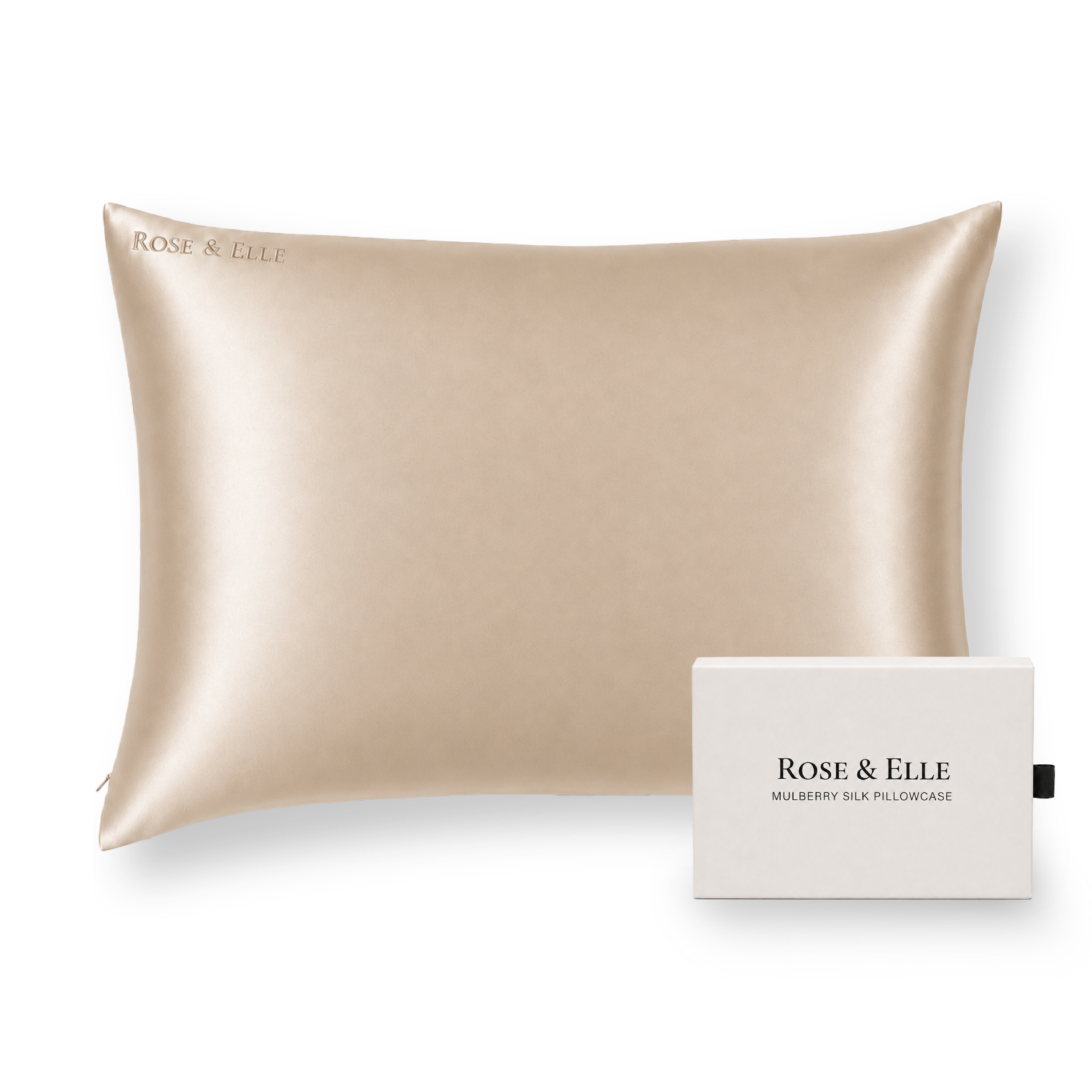 QUEEN WHITE MULBERRY SILK PILLOWCASE