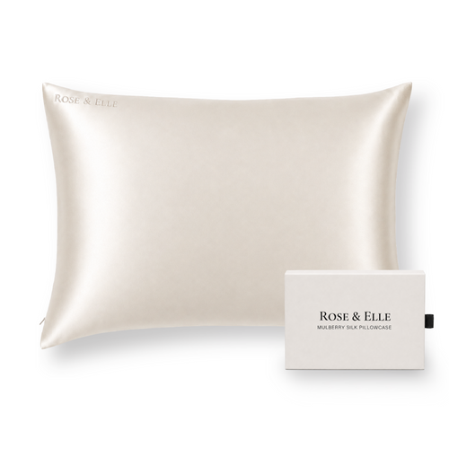 QUEEN WHITE MULBERRY SILK PILLOWCASE