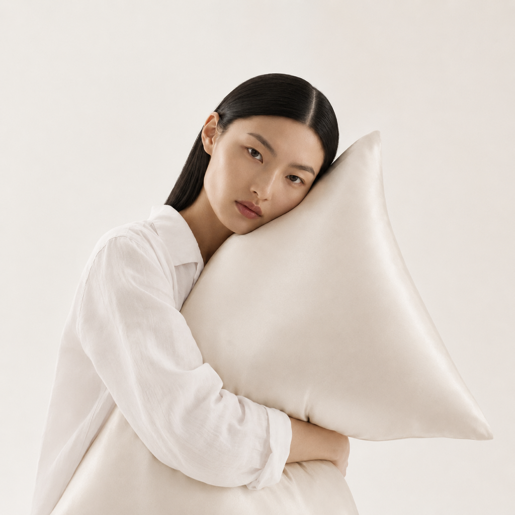 QUEEN PINK MULBERRY SILK PILLOWCASE