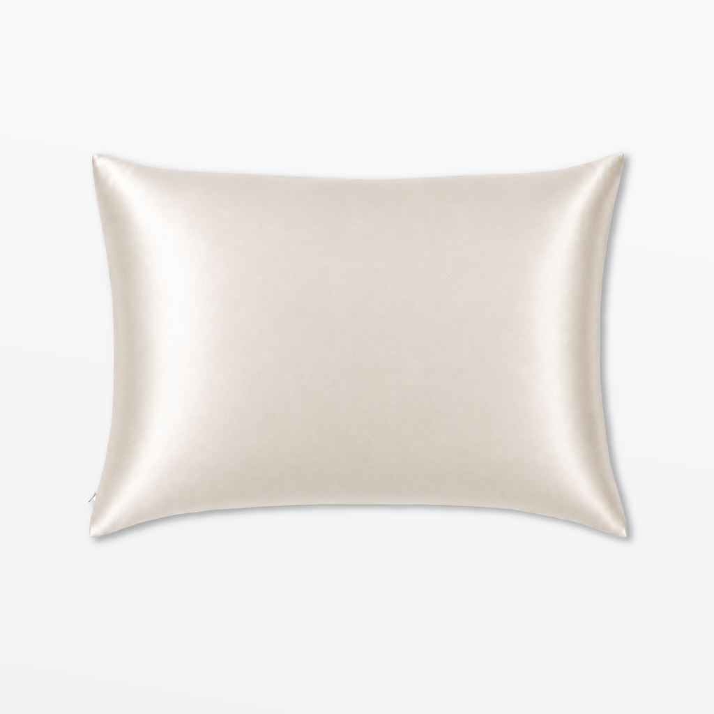 QUEEN WHITE MULBERRY SILK PILLOWCASE